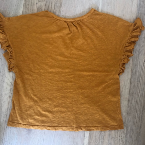 Anthropologie Pilcro mustard/ yellow color Size S top - brand new no tag - Picture 6 of 7